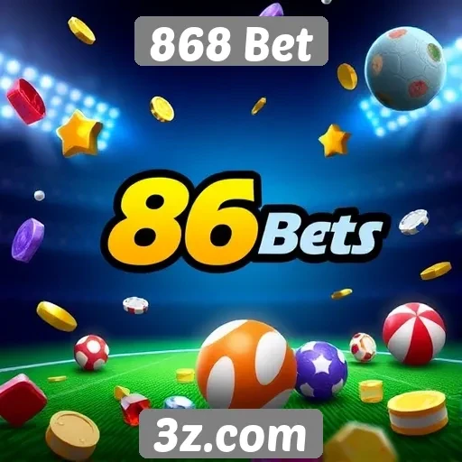 Variedade de jogos disponíveis na 868 Bet